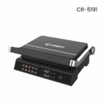 توستر جريل كريست زجاج اسود 10 برامج CR5191