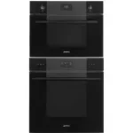 ⁦Smeg Built in Microwave Oven 45 cm Linea Aesthetic Black SO4101M1B3⁩ - الصورة ⁦2⁩