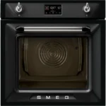 ⁦SMEG Victoria 60cm Built-In SteamOne Single Oven, Black SOP6902S2PP Combi Steam, Pyrolytic⁩ - الصورة ⁦3⁩