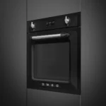 SMEG Victoria 60cm Built-In SteamOne Single Oven, Black SOP6902S2PP Combi Steam, Pyrolytic