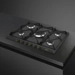 ⁦Smeg Gas Hob 70/75 cm Coloniale Aesthetic Black Graphite SRV876AOGH⁩ - الصورة ⁦5⁩