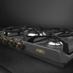 Smeg Gas Hob 70/75 cm Coloniale Aesthetic Black Graphite SRV876AOGH