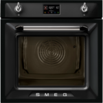 ⁦SMEG Victoria 60cm Built-In SteamOne Single Oven, Black SOP6902S2PP Combi Steam, Pyrolytic⁩ - الصورة ⁦2⁩
