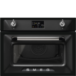 ⁦Smeg Built in Combi Microwave Oven Compact 45 cm Victoria Aesthetic Cream SO4902M1P⁩ - الصورة ⁦4⁩