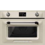⁦Smeg Built in Combi Microwave Oven Compact 45 cm Victoria Aesthetic Cream SO4902M1P⁩ - الصورة ⁦5⁩