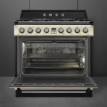 ⁦Smeg Cooker with Gas Hob Cream TR90⁩ - الصورة ⁦6⁩