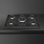 ⁦Smeg Gas Hob 70/75 cm Coloniale Aesthetic Black Graphite SRV876AOGH⁩ - الصورة ⁦2⁩