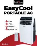 مكيف هواء متنقل 1 طن جولد فجن GV-0102
